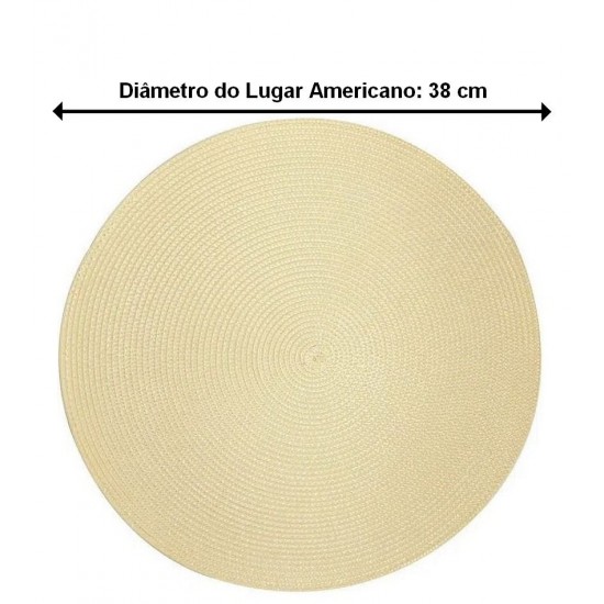 Lugar Americano 38cm Bege Tyft